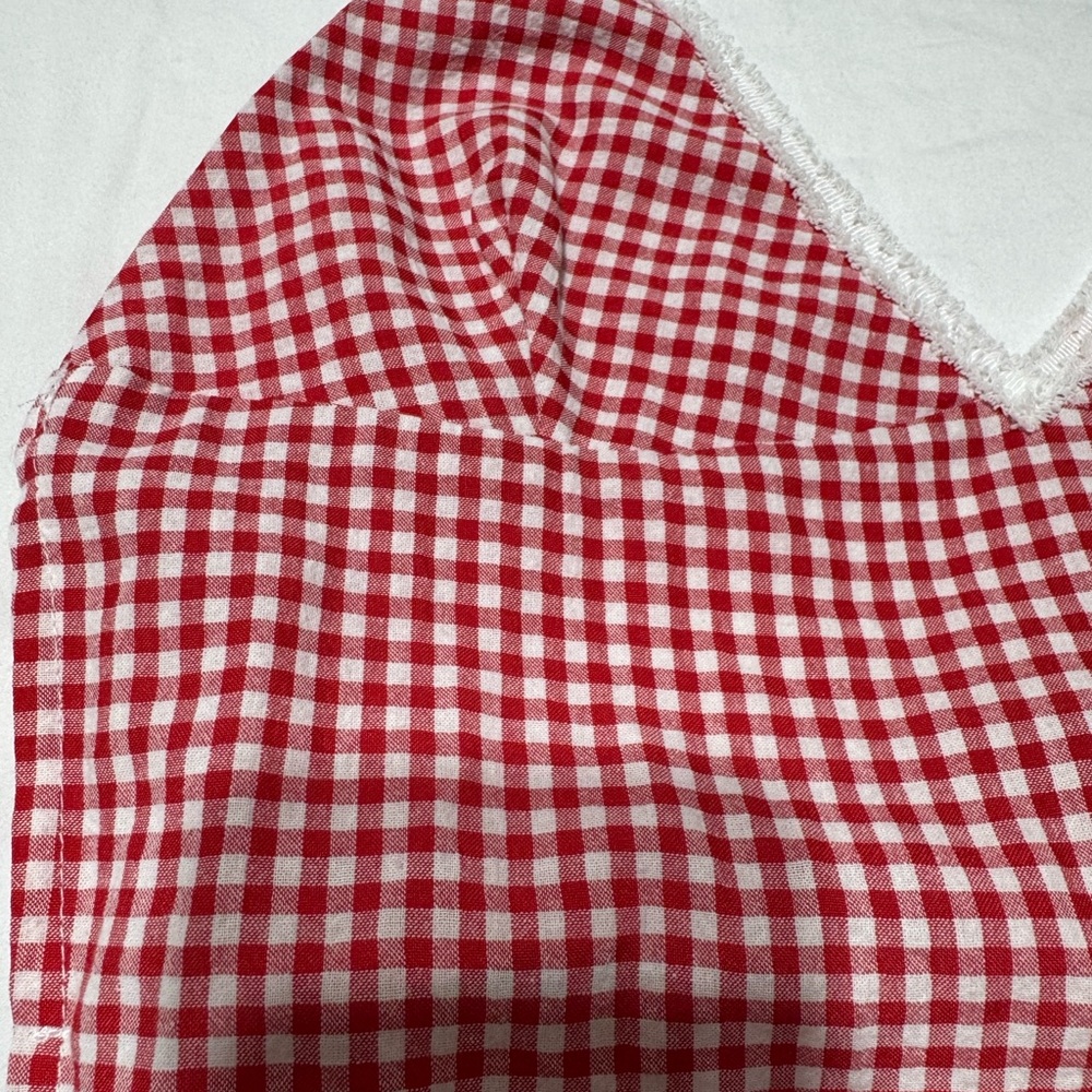 Edikted Gingham Backless Halter Top - image 2